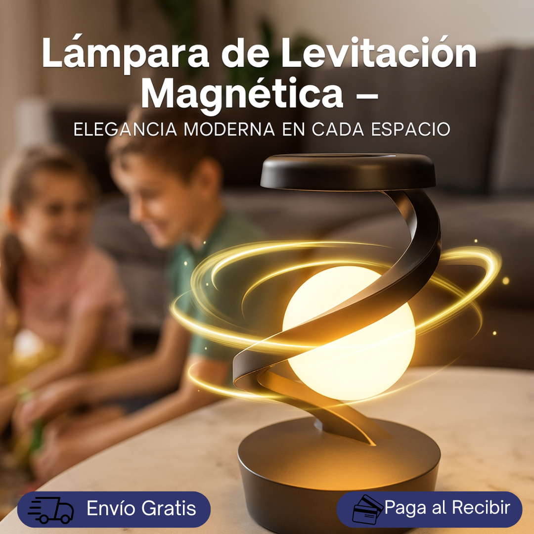 ⭐ Lámpara de Levitación Magnética ✨🌀 – Elegancia Moderna en Cada Espacio 🏡