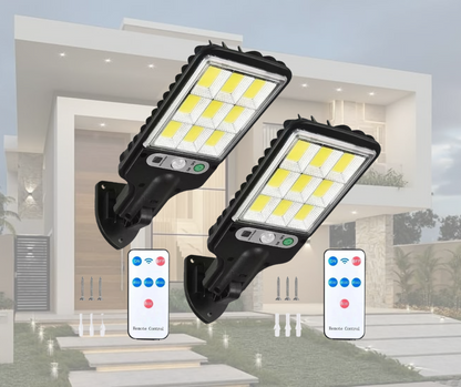 Nueva Lampara Solar Con Sensor y Controle Premium 🔥