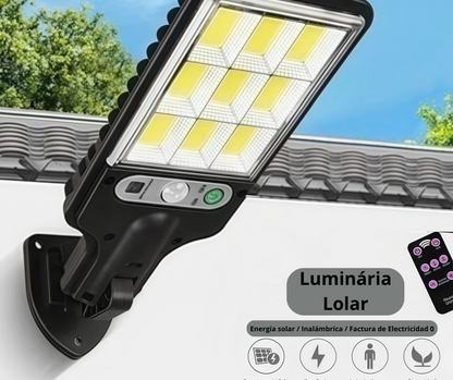 Nueva Lampara Solar Con Sensor y Controle Premium 🔥