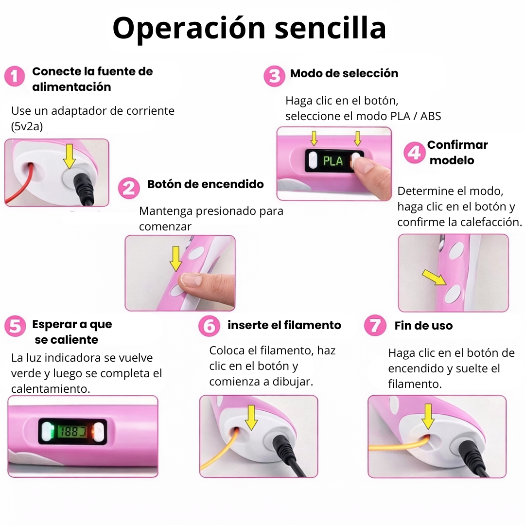 ⭐ Bolígrafo 3D para impresión de Objetos Celeste 😍