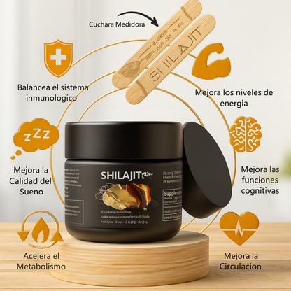 Resina Shilajit: Potencia Natural para Cuerpo y Mente 🧠⚡