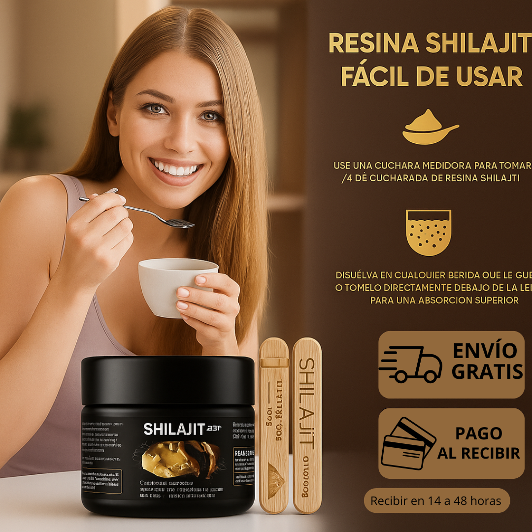 Resina Shilajit: Potencia Natural para Cuerpo y Mente 🧠⚡