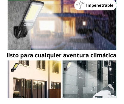 Nueva Lampara Solar Con Sensor y Controle Premium 🔥