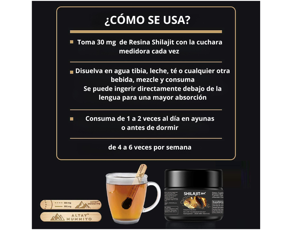 Resina Shilajit: Potencia Natural para Cuerpo y Mente 🧠⚡